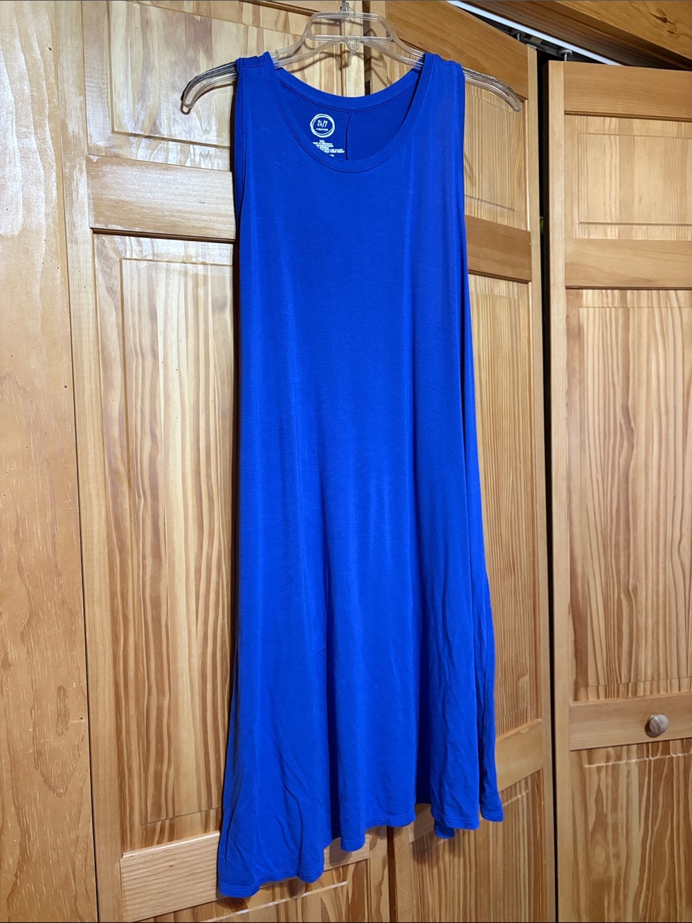 Maurices Sleeveless Maxi Dress - Bright Blue